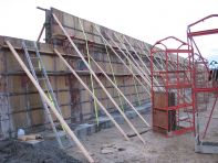 Conical wall in Duraform foundation system