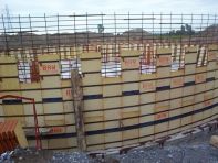 Circular concrete formwork - panels