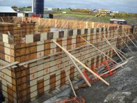 Cesspool - concrete foundation
